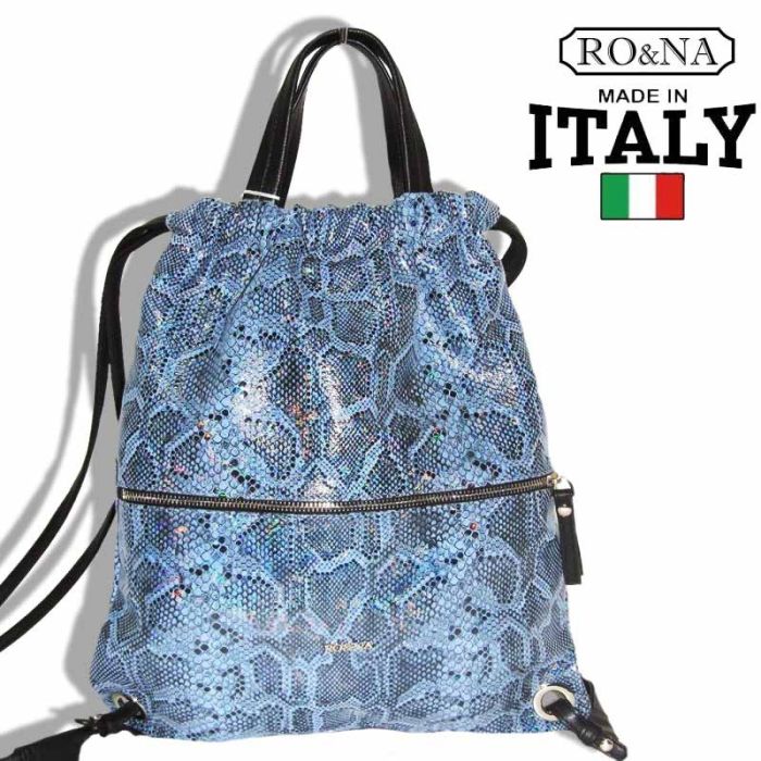 Women's Leather Backpack - Soft Made in Italy