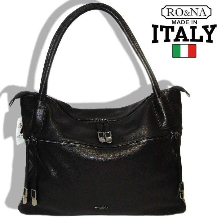 Italian leather shoulder bag