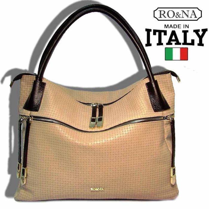 Italian leather shoulder bag