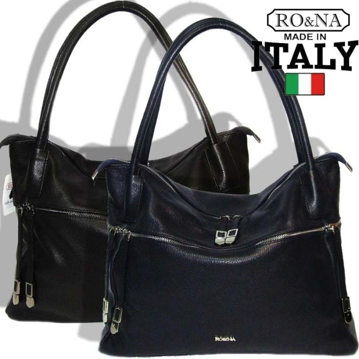 Italian leather shoulder bag