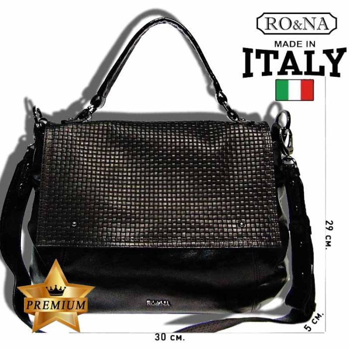 Italian patent leather tote bag - RO&NA