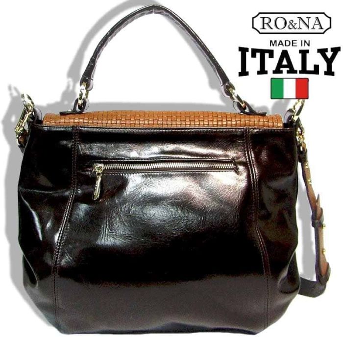 Italian patent leather tote bag - RO&NA