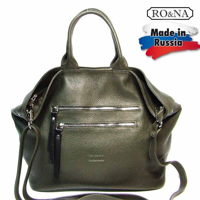 Large Women's Leather Shoulder Bag - Nightingale Style