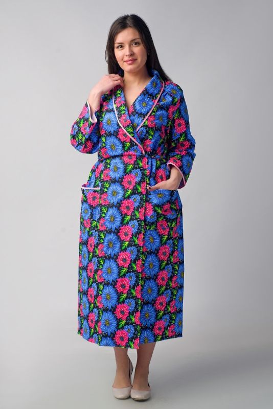 Flannel robe Naina (in assortment)