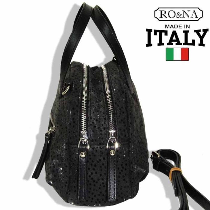 Natural Leather Laser Bag - Italian