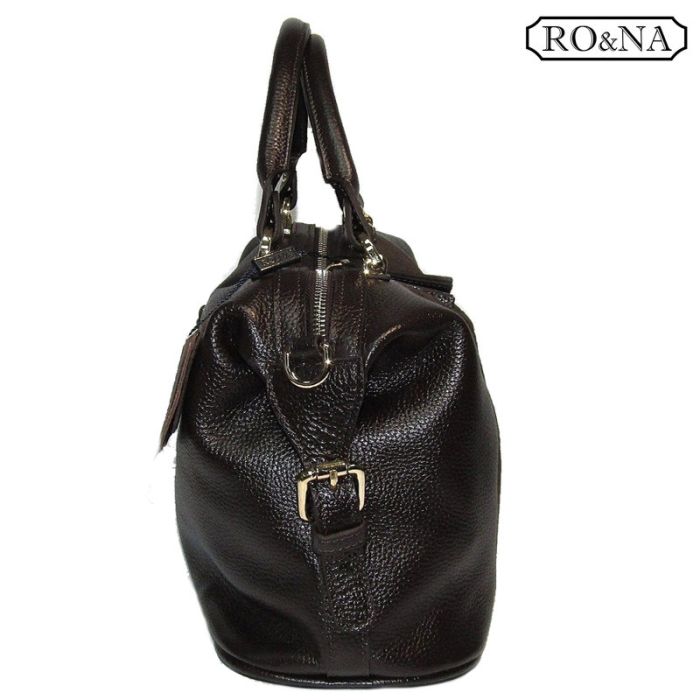 Women's Italian Leather Shoulder Bag - Double Sided