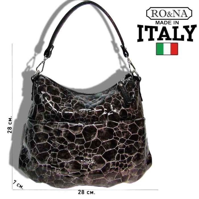 Italian Women's Leather Shoulder Bag - Shoulder Strap