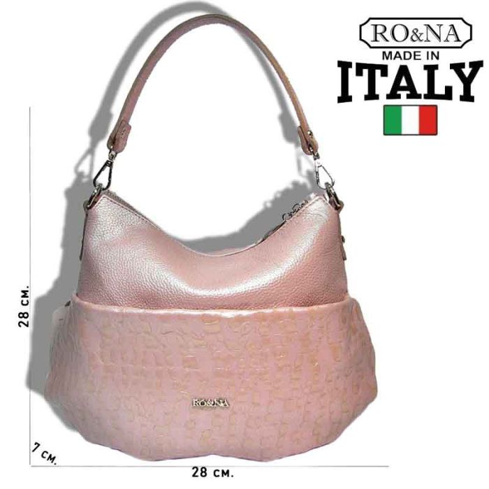 Italian Women's Leather Shoulder Bag - Shoulder Strap