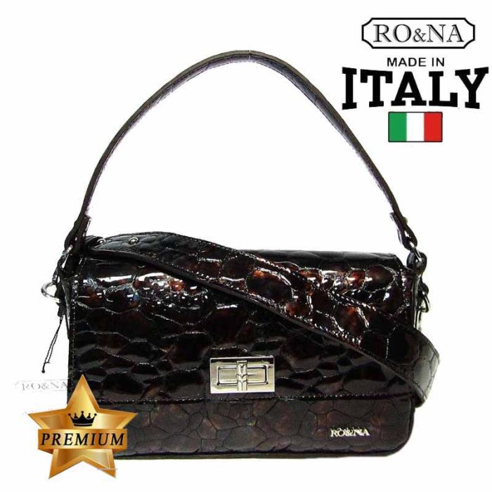 Italian patent leather handbag - Italian