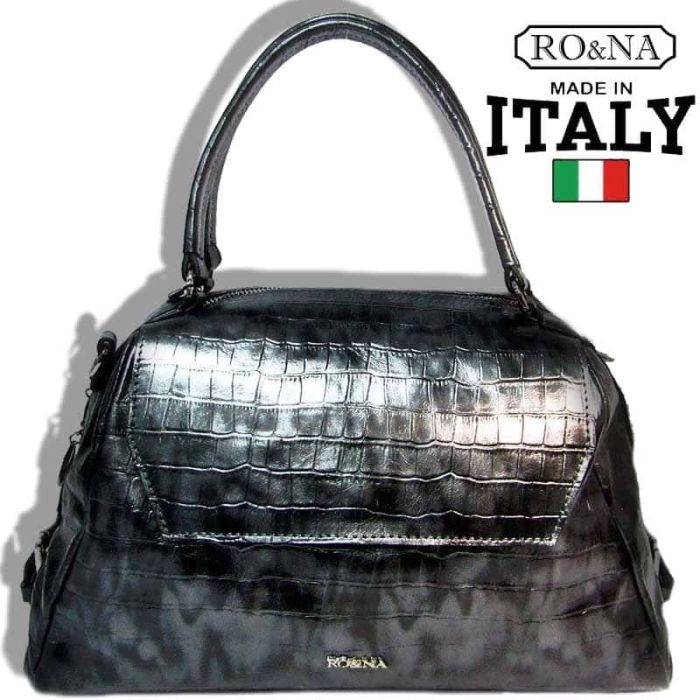 Leather Italian Dome Bag - RO&NA