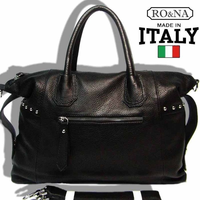 Women's soft genuine leather bag - Italian