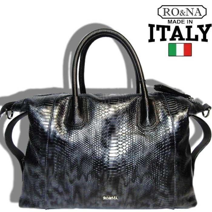 Women's soft genuine leather bag - Italian