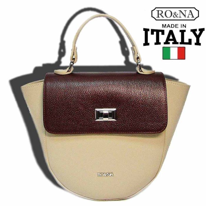 Women's Leather Bag - Italian Bucket