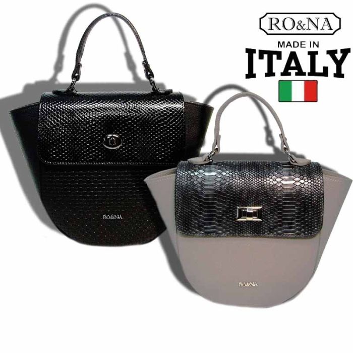 Women's Leather Bag - Italian Bucket