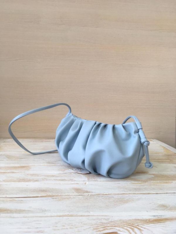 Summer dumpling bag - light blue shoulder bag