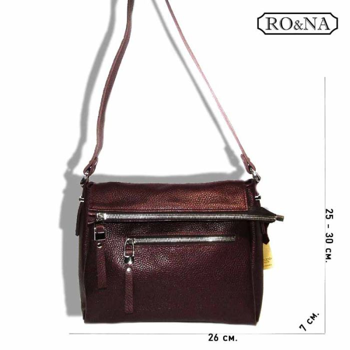 Women's Leather Shoulder Bag - Crossbody