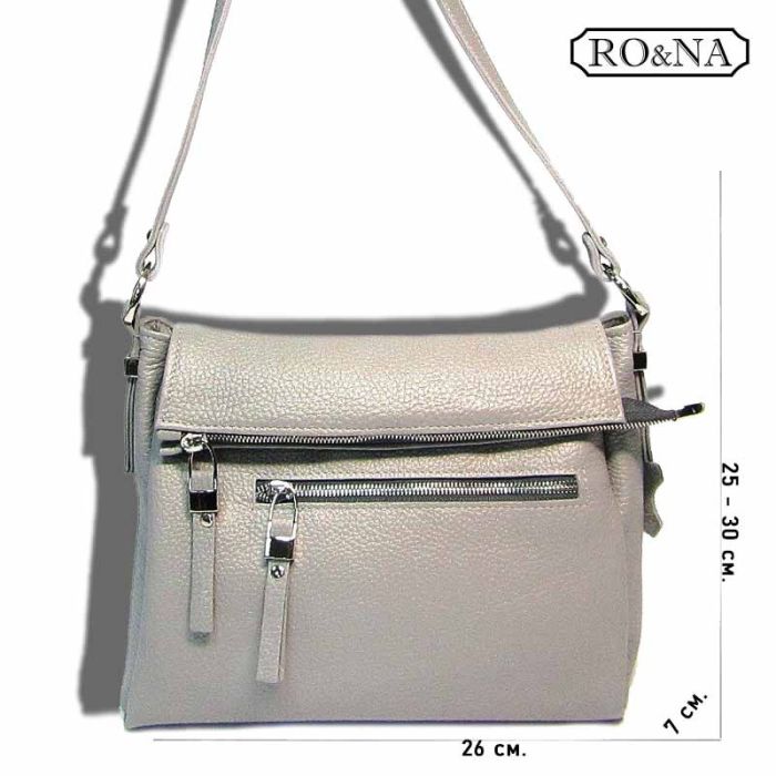 Women's Leather Shoulder Bag - Crossbody