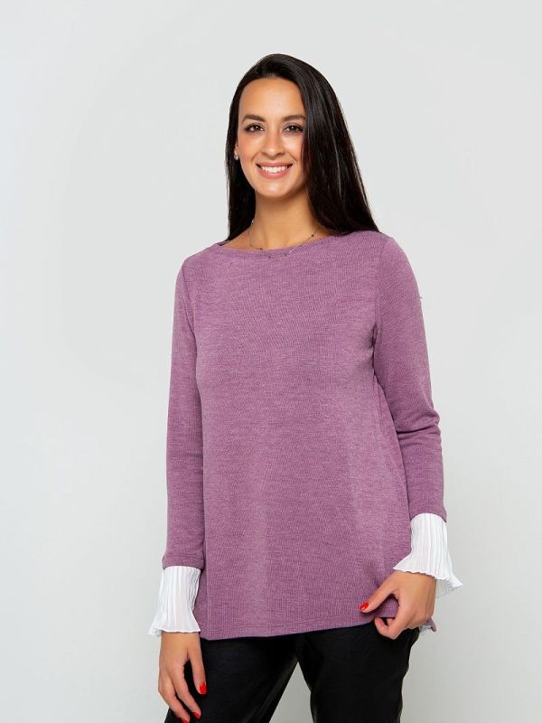 Sweater made of angora Lika (powder) rr