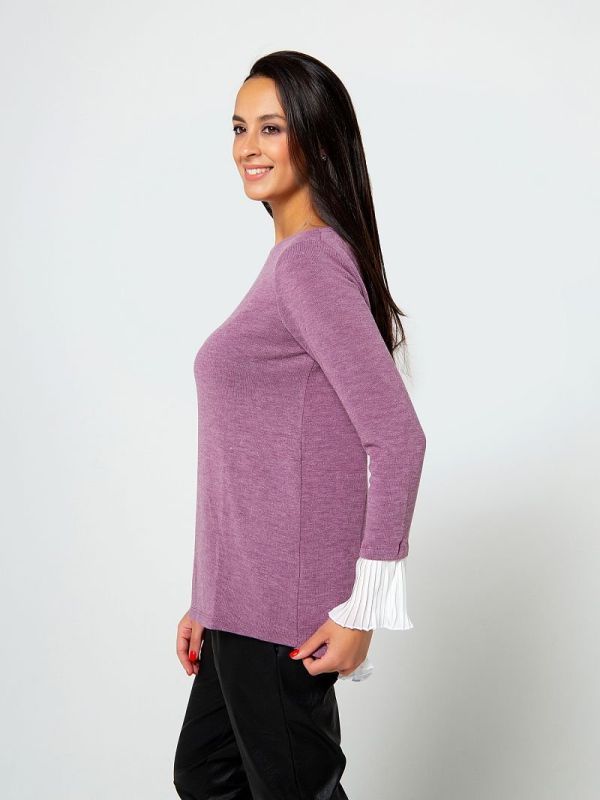 Sweater made of angora Lika (powder) rr