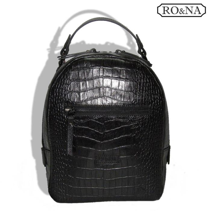 Women's backpack made of genuine leather - Italy-Russia