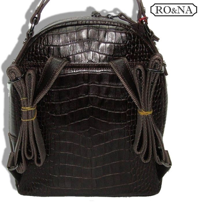 Women's backpack made of genuine leather - Italy-Russia