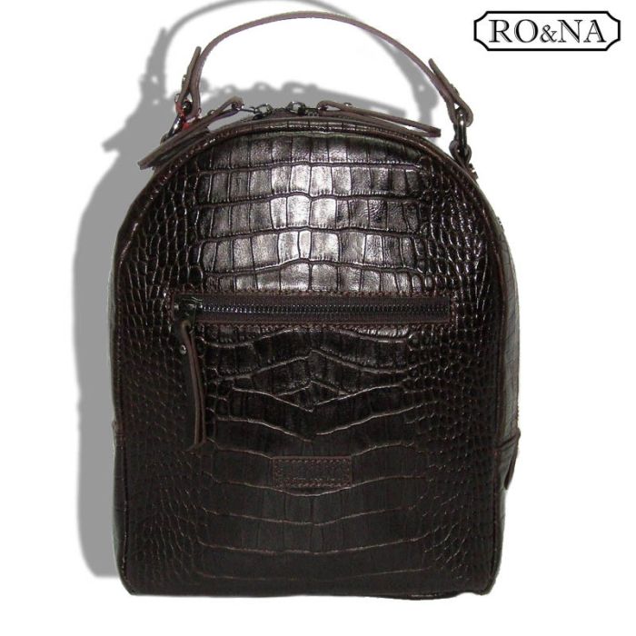 Women's backpack made of genuine leather - Italy-Russia