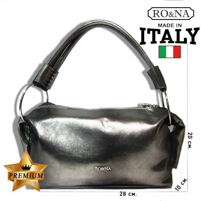 Italian leather handbag - Baguette