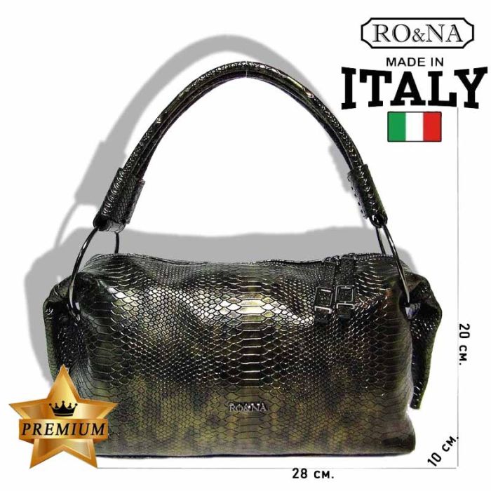 Italian leather handbag - Baguette