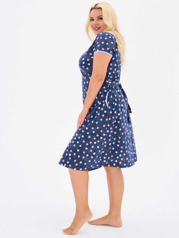 Evangelina tricase robe (blue)