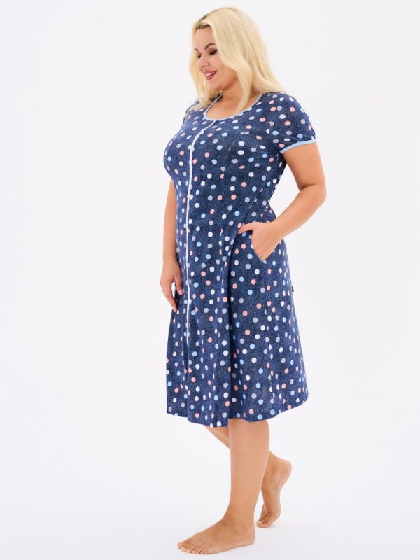 Evangelina tricase robe (blue)