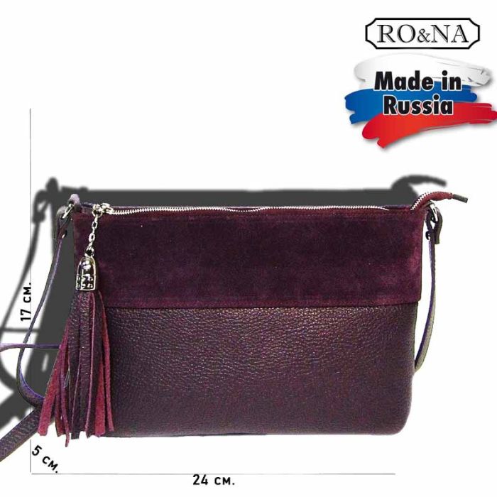 Women's Small Leather Shoulder Bag - RO&NA