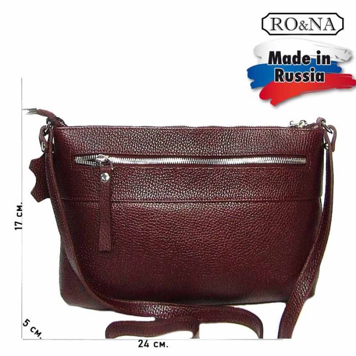 Women's Small Leather Shoulder Bag - RO&NA