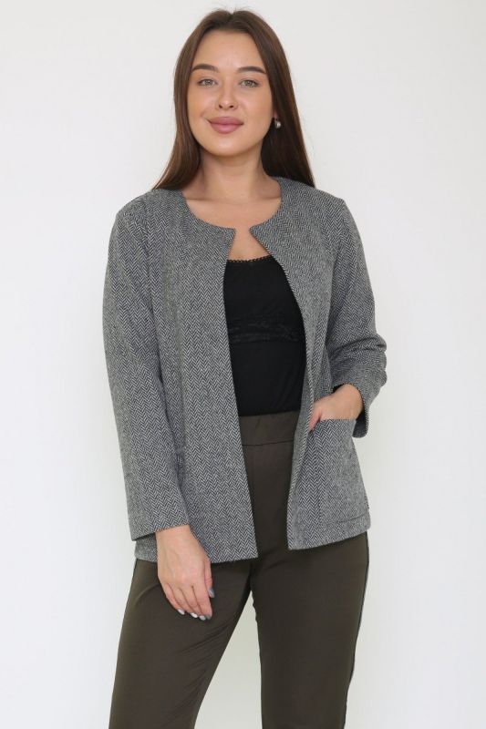 Jacket knitted Julia (herringbone) pp