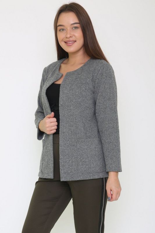 Jacket knitted Julia (herringbone) pp