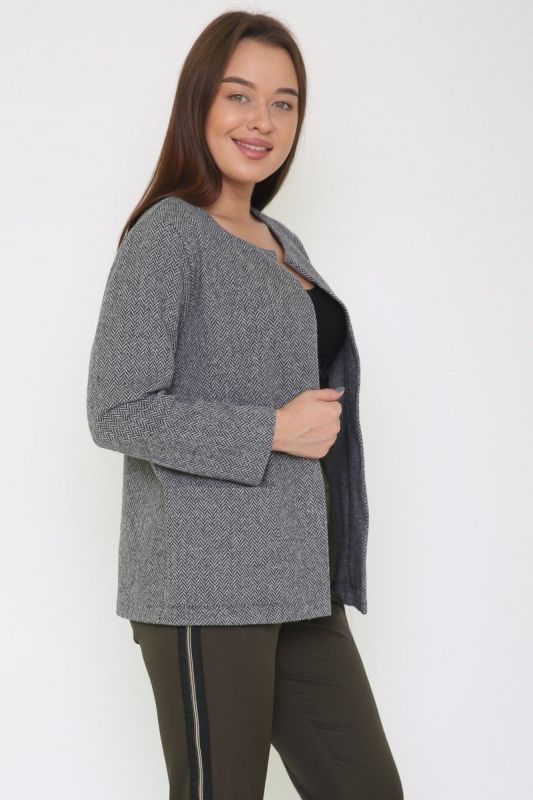 Jacket knitted Julia (herringbone) pp