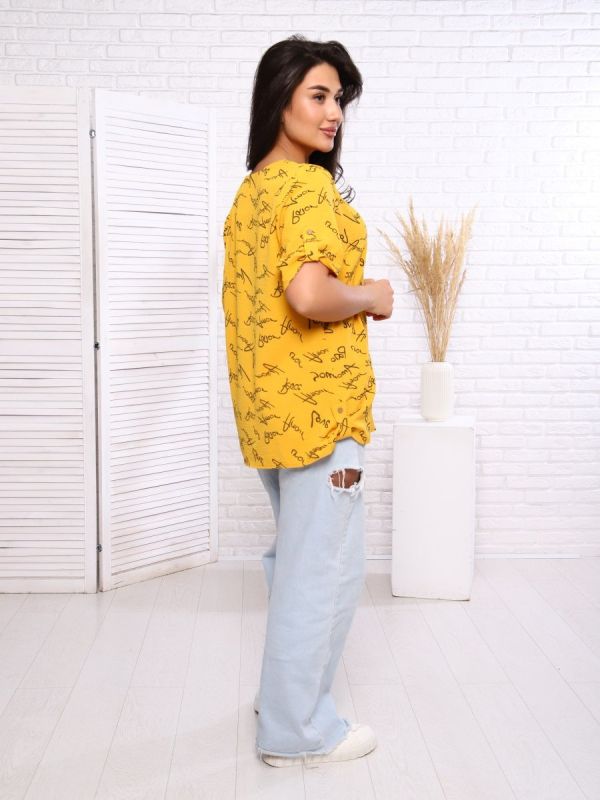 Woman's blouse Janet (mustard)