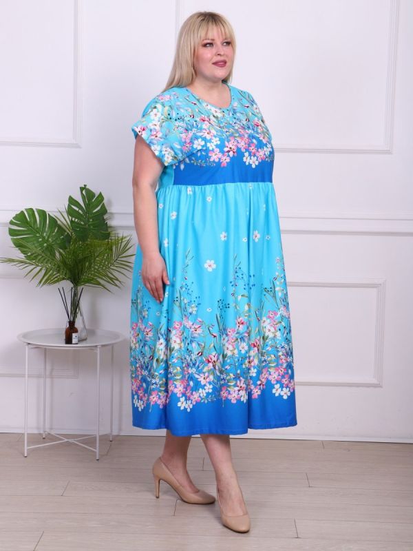 Tricot dress Elsa (blue)