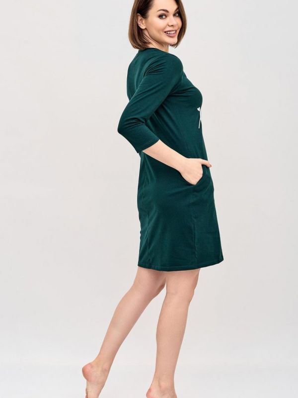 Reggie knitted dress (green) rr