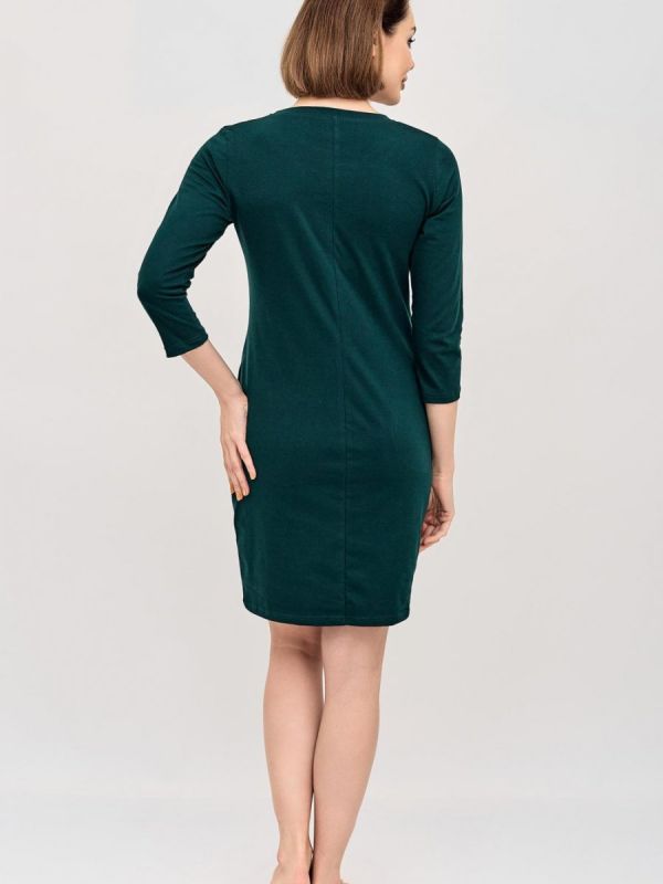 Reggie knitted dress (green) rr