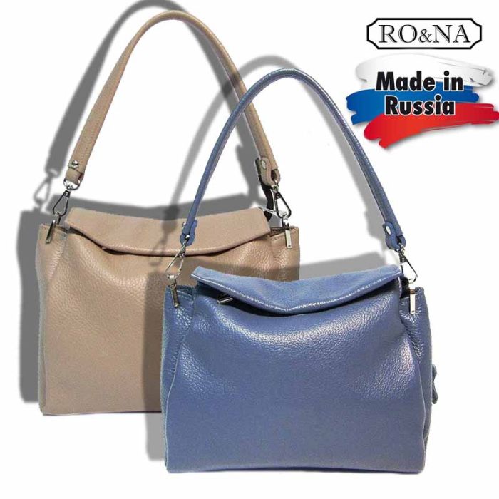 Women's Leather Shoulder Bag - RO&NA