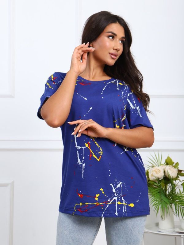 Tricase T-shirt Barbara (dark blue)