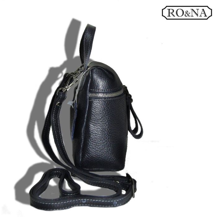 Women's Leather Small Shoulder Bag - Belt and Shoulder Bag