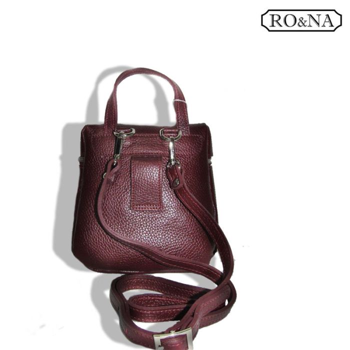 Women's Leather Small Shoulder Bag - Belt and Shoulder Bag