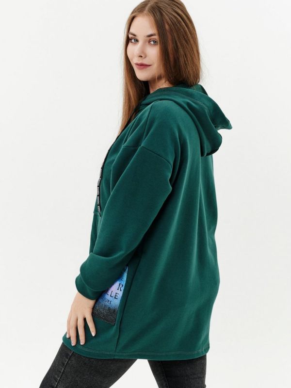 Tricase sweatshirt Anestey (emerald) рр