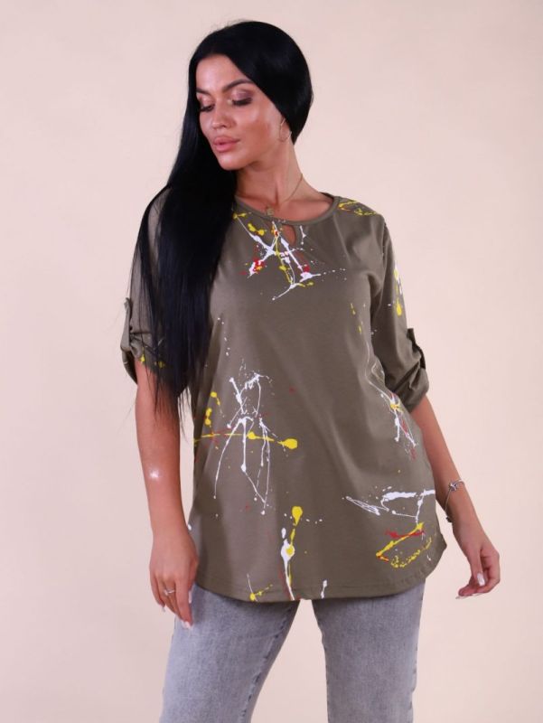 Tricase tunic Agrafina (khaki) pp