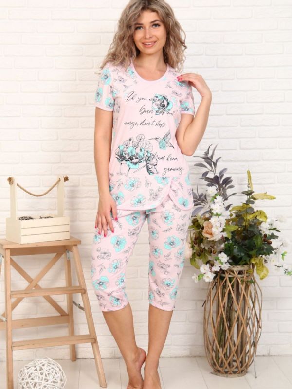 Pajamas knitted Homia (pink) pp