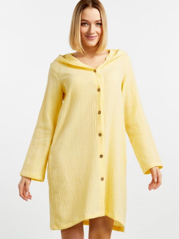 Muslin knitted dress (yellow) pp