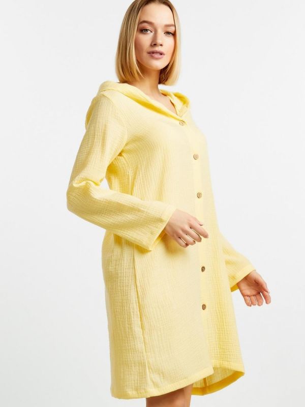 Muslin knitted dress (yellow) pp