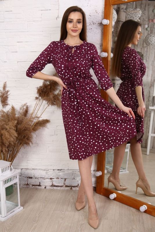 Tricase dress Lorena (burgundy) pp