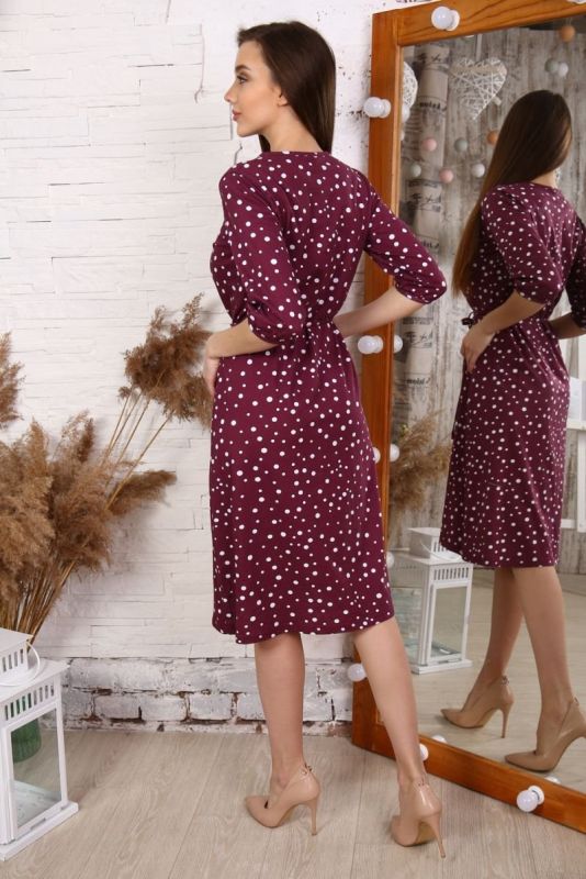 Tricase dress Lorena (burgundy) pp